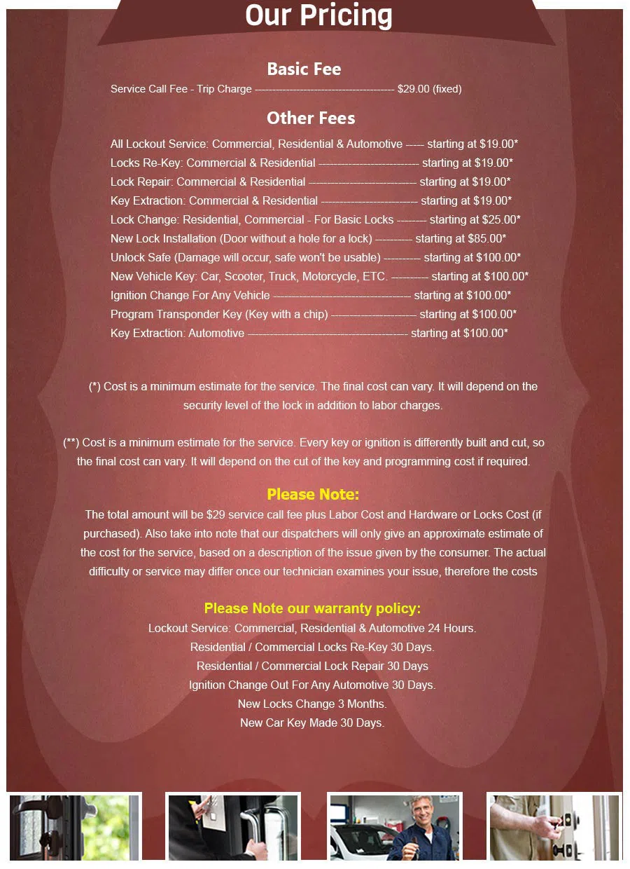 La Crescenta Locksmiths La Crescenta, CA 818-531-9690